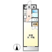 岡山県倉敷市川入（賃貸マンション1K・3階・26.00㎡） その2