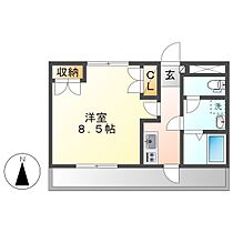 岡山県倉敷市福島（賃貸アパート1K・1階・28.56㎡） その2