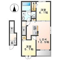 岡山県総社市井尻野（賃貸アパート2LDK・2階・56.44㎡） その2