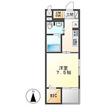 岡山県倉敷市川西町（賃貸マンション1K・4階・30.54㎡） その2