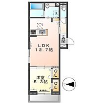 オルオルクラシキ  ｜ 岡山県倉敷市日吉町（賃貸アパート1LDK・1階・45.45㎡） その2