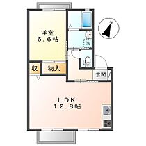 ビックイースト　Ｃ  ｜ 岡山県総社市井手（賃貸アパート1LDK・2階・46.75㎡） その2