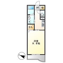 岡山県総社市中央5丁目（賃貸マンション1K・2階・30.66㎡） その2