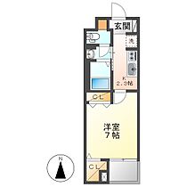 岡山県倉敷市羽島（賃貸マンション1K・3階・27.84㎡） その2