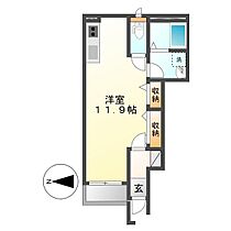 岡山県倉敷市児島赤崎2丁目（賃貸アパート1K・1階・32.97㎡） その2