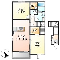 岡山県倉敷市福田町古新田（賃貸アパート2LDK・2階・57.64㎡） その2