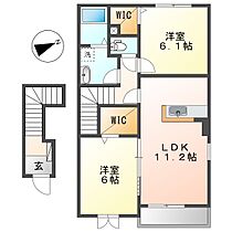 岡山県倉敷市福田町古新田（賃貸アパート2LDK・2階・57.63㎡） その2