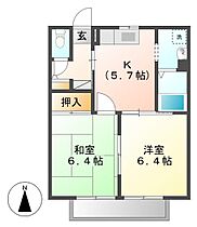 ＫＹハイツ  ｜ 岡山県倉敷市児島味野4丁目（賃貸アパート2K・2階・42.50㎡） その2