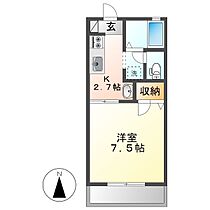 岡山県倉敷市連島町西之浦（賃貸アパート1K・1階・24.81㎡） その2