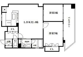 リーガル江戸堀  ｜ 大阪府大阪市西区江戸堀3丁目6番地16号（賃貸マンション2LDK・8階・63.96㎡） その2