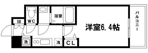 アドバンス大阪グロウス ｜大阪府大阪市西区九条3丁目(賃貸マンション1K・5階・22.53㎡)の写真 その2