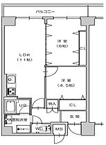 第20柴田マンション 7階 ｜ 大阪府大阪市港区弁天2丁目（賃貸マンション2LDK・7階・52.00㎡） その2