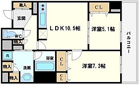 ＢＲＡＶＩ南堀江  ｜ 大阪府大阪市西区南堀江2丁目5番地3号（賃貸マンション2LDK・15階・59.22㎡） その2