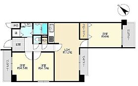 土佐堀ビューハイツ 1105 ｜ 大阪府大阪市西区江戸堀2丁目6-25（賃貸マンション3LDK・11階・62.27㎡） その2