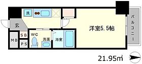 セレニテ本町グランデ 1513 ｜ 大阪府大阪市西区立売堀1丁目4番地22号（賃貸マンション1K・15階・21.94㎡） その2