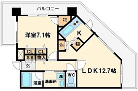 レジュールアッシュ福島 409 ｜ 大阪府大阪市福島区福島4丁目1番地77号（賃貸マンション1LDK・4階・47.99㎡） その2