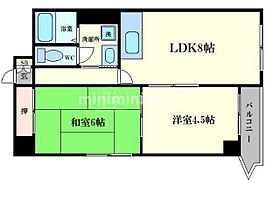 UM-HOUSE  ｜ 大阪府大阪市西区京町堀3丁目8番地8号（賃貸マンション2LDK・7階・51.04㎡） その2