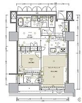 プレミストタワー靭本町 2104 ｜ 大阪府大阪市西区靱本町1丁目（賃貸マンション2LDK・21階・60.78㎡） その2