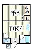 千葉県柏市柏6丁目（賃貸アパート1DK・2階・23.50㎡） その2