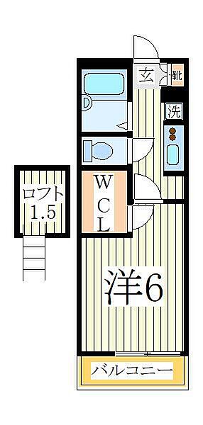 千葉県柏市大室(賃貸マンション1K・1階・20.18㎡)の写真 その2