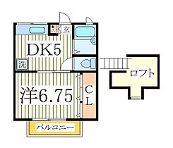 千葉県柏市名戸ヶ谷1丁目（賃貸アパート1DK・2階・26.22㎡） その2