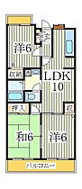 千葉県柏市西原6丁目（賃貸マンション3LDK・4階・59.40㎡） その2