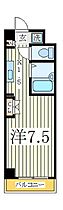 千葉県柏市富里3丁目（賃貸マンション1K・1階・22.49㎡） その2