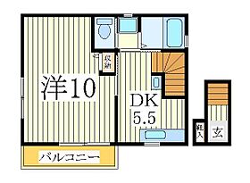 千葉県柏市桜台4丁目（賃貸アパート1DK・2階・32.29㎡） その2