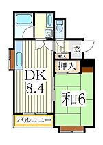 ソシア我孫子  ｜ 千葉県我孫子市本町1丁目（賃貸マンション1DK・2階・35.12㎡） その2