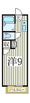 パルサイエンス  ｜ 千葉県野田市山崎（賃貸アパート1R・2階・24.75㎡） その2