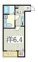 モダンライト北柏  ｜ 千葉県柏市根戸（賃貸アパート1K・1階・22.12㎡） その2