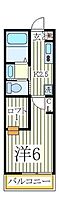 エクセルメゾンA  ｜ 千葉県柏市北柏2丁目（賃貸アパート1K・2階・21.89㎡） その2