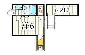 千葉県流山市西初石3丁目（賃貸アパート1K・2階・14.40㎡） その2