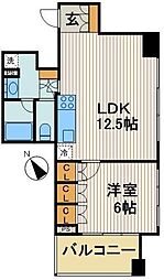 プロスペクトＫＡＬＯＮ三ノ輪 12階1LDKの間取り