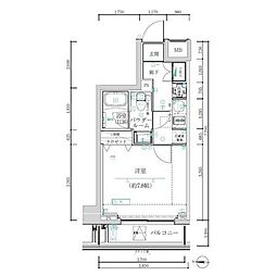 アルテシモ　カルド 4階1Kの間取り