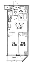 ティモーネプレミアム押上イースト 1階2DKの間取り