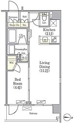 間取図画像 1LDK