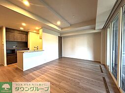 プラウドタワー亀戸クロス　ブライトタワー 3階2LDKのリビング/ダイニング