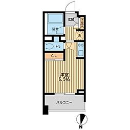 プロスペクト森下 ワンルームの間取図画像