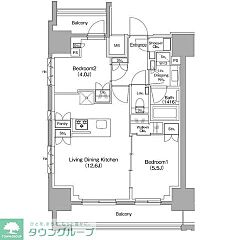 物件の間取り