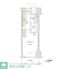 アーバンネックス秋葉原EAST2 1Kの間取図画像