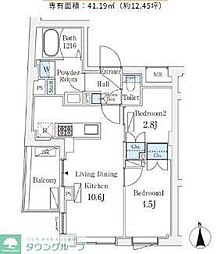 OPENBLOOM東向島west 2LDKの間取図画像