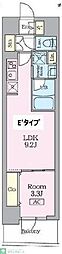 Garden Xavis門前仲町 1LDKの間取図画像