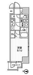 ROOTs Kikukawa 1LDKの間取図画像