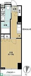 フィールA渋谷 1Kの間取図画像