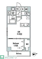 物件の間取り