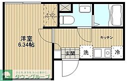 江東区大島8丁目マンション 1Kの間取図画像