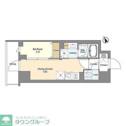 墨田区八広1丁目マンション 1DKの間取図画像