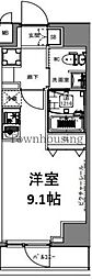 S-RESIDENCE亀戸lume 1Kの間取図画像
