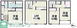 PRIME EDOGAWA 3LDKの間取図画像